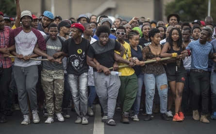 South African students show they have had enough