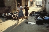 <b>Lebanon, 1982.</b> Families return to the refugee camps of Sabra and Shatila after a massacre carried out by Christian militiamen left hundreds dead. The killing took place while the Israeli army was stationed around the camps.