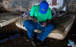 A blurry line divides addicts and dealers in heroin underworld