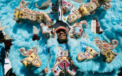 Thumbnail image for New Orleans’ Indians suit up for Mardi Gras