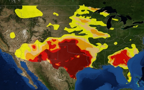 Thumbnail image for Map: U.S. struggles through four years of drought