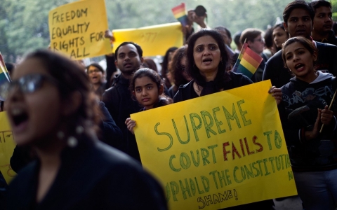 Thumbnail image for India reinstates ban on gay sex