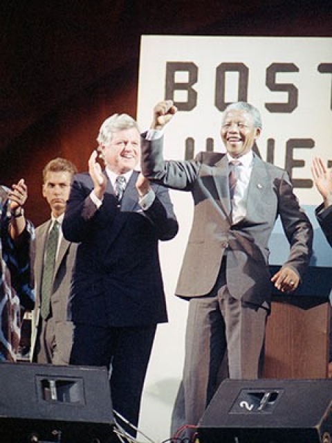 Boston, Mandela, freedom tour 1990, Christian Science Monitor