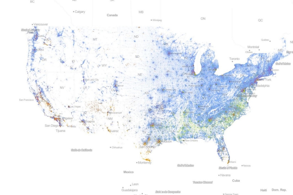 Map America Still Divided By Race Al Jazeera America