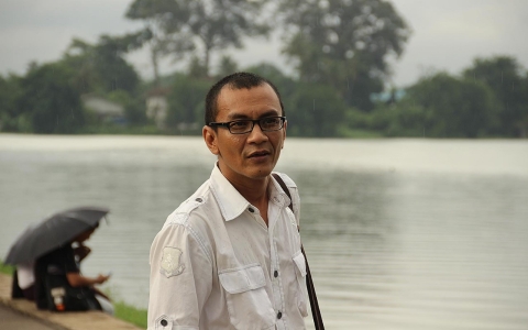 Burmese activist Nyi Nyi Aung fled the country in 1988 and became a U.S. citizen. Recently removed from a government blacklist, he returned to Myanmar last fall.