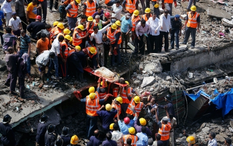 Thumbnail image for Dozens dead in Mumbai building collapse