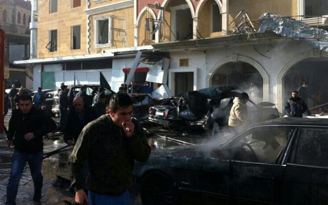 Thumbnail image for Deadly car bomb strikes Lebanese town near Syrian border