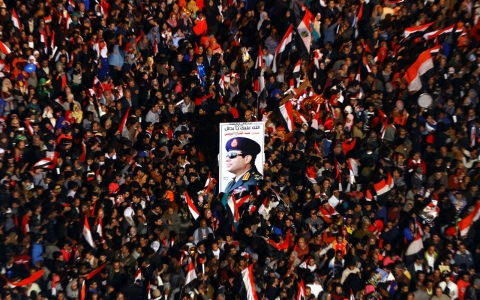 Thumbnail image for Egypt death toll rises as protesters mark anniversary of uprising