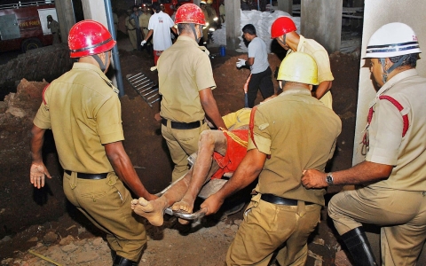 Thumbnail image for Search continues for dozens trapped in deadly India building collapse