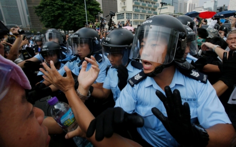 Thumbnail image for Hong Kong police in spotlight as protest tensions escalate