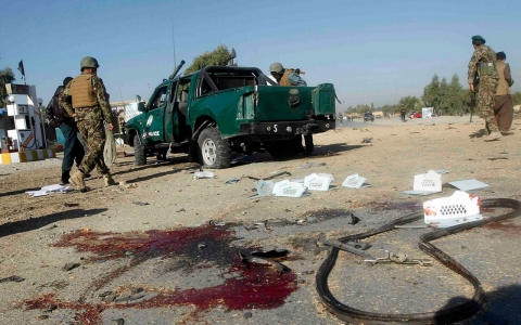 Thumbnail image for Bomb blasts in Afghanistan kill at least 10 policemen