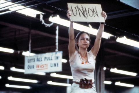 Norma Rae, labor, strike