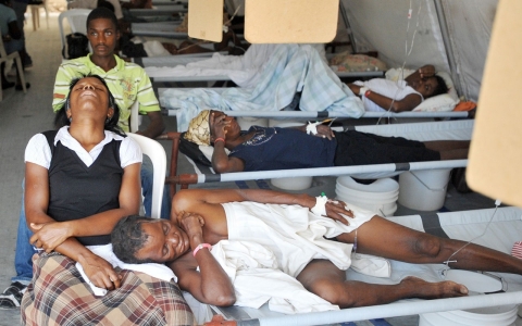 Thumbnail image for Haitians file suit against UN over cholera epidemic 