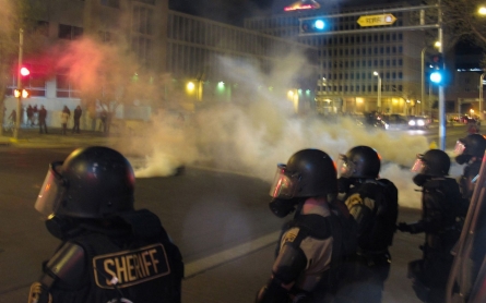 Protest against Albuquerque police turns into ‘mayhem’