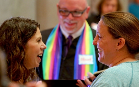 Arkansas same-sex marriages put on hold pending appeal