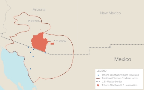 Indian Country, Mexico, borders, Tohono O'odham