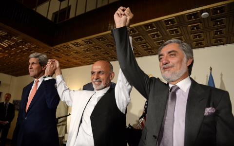 Thumbnail image for  Afghan presidential rivals agree to recount of 'every single ballot'