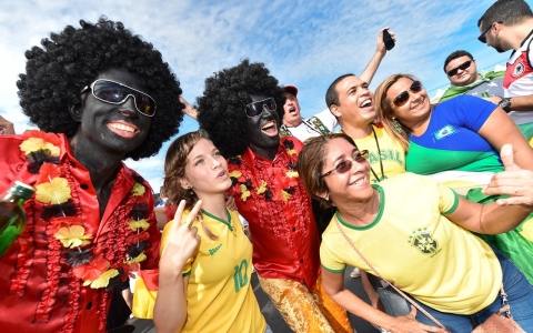 Thumbnail image for Why is FIFA tolerating fans in blackface at the World Cup?