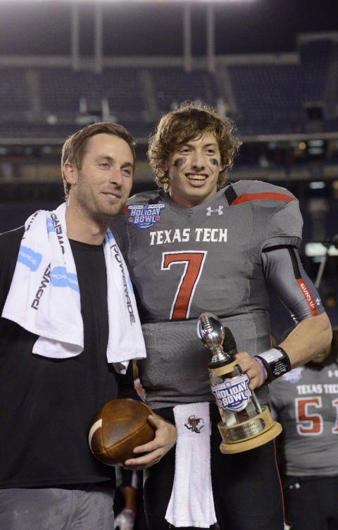 Webb, right, opened a lot of eyes during his breakout performance at last year's Holiday Bowl.