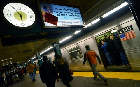 Thumbnail image for Anti-Islam ad featuring James Foley pulled from NYC transit