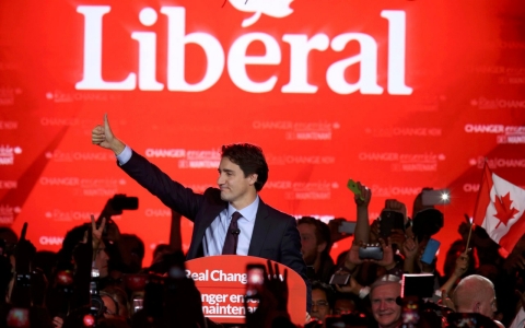 Thumbnail image for Stunning Liberal victory in Canada hands Justin Trudeau PM post 