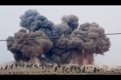 Thumbnail image for Activists: Russian airstrikes in Syria kill dozens of civilians 