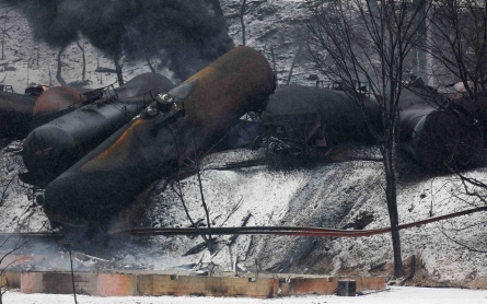 West Virginians start clean up after massive oil train derailment 
