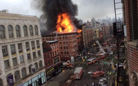 Thumbnail image for Building collapse in NYC leaves 19 people injured, four critically