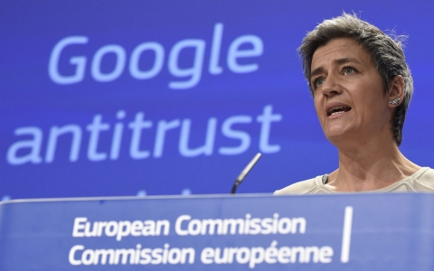 Thumbnail image for EU slaps antitrust charges on Google over Internet search shopping results