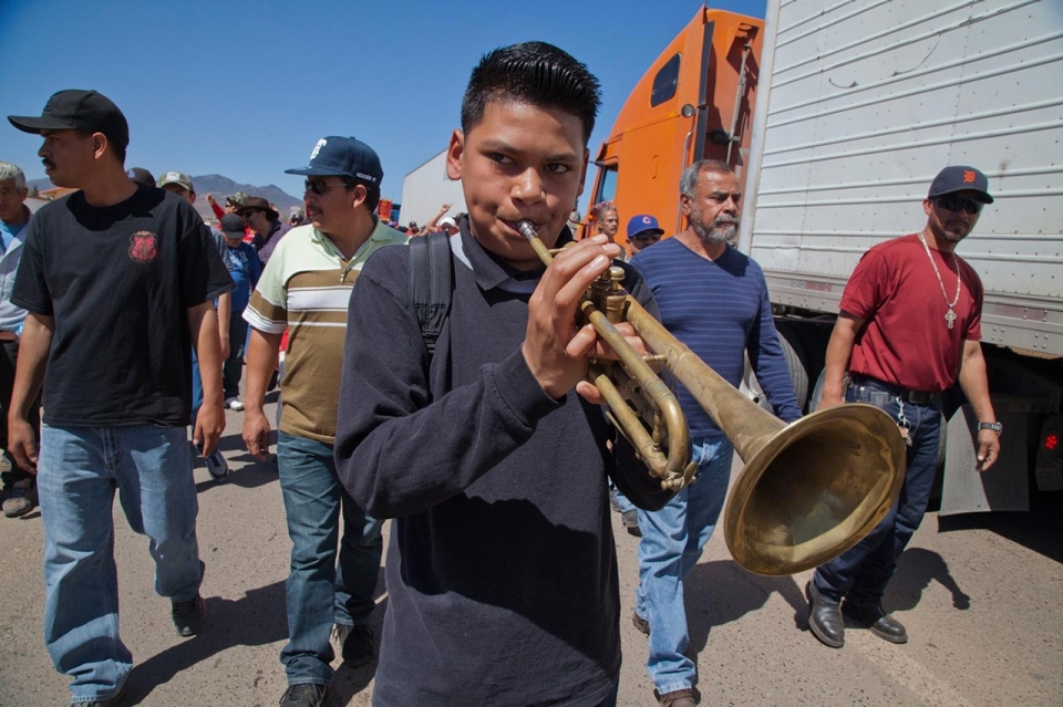 Cananea copper mine strike miners