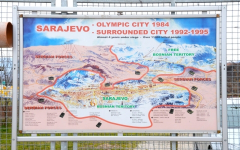 Sarajevo map