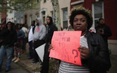 Thumbnail image for Baltimore braces for weekend protests over police-custody death