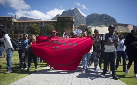 Rainbow Nation, South Africa, protests