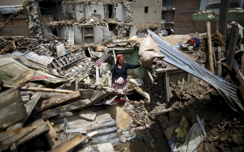 Thumbnail image for Powerful quake hits devastated Nepal