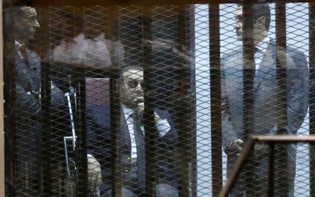 Egyptian court sentences Mubarak, sons to three years in jail