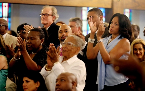 Thumbnail image for Charleston residents reckon with church massacre