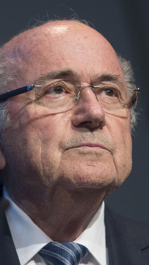 FIFA President Sepp Blatter holds a press conference at the headquarters of the world's football governing body in Zurich on June 2, 2015. 