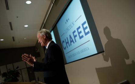 Former Rhode Island Governor Chafee joins Democratic presidential race