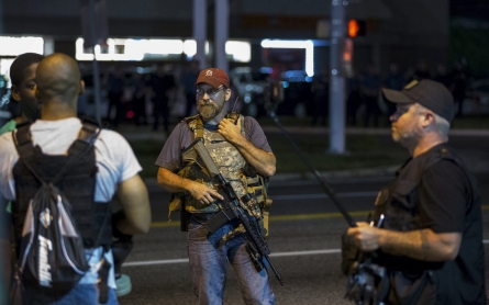 Oath Keepers return to Ferguson, fueling racial tension 