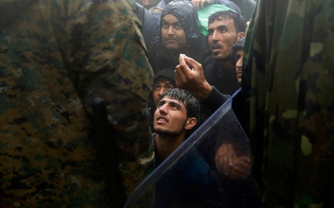 Thumbnail image for As refugees battle rain and heat, EU nations battle one another