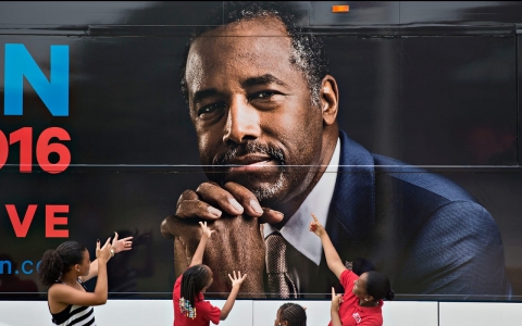 Thumbnail image for Ben Carson rises, delivering same tune as Trump in a different key 