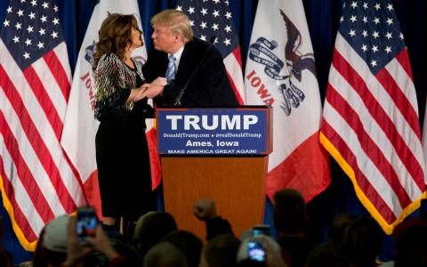 Thumbnail image for Sarah Palin endorses GOP hopeful Donald Trump 