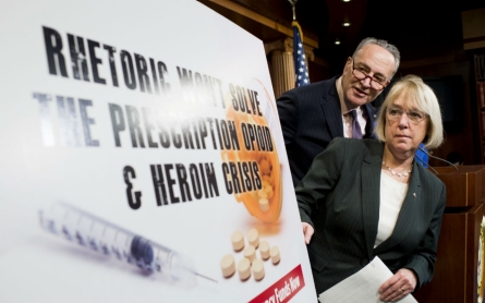 Democratic senators call for emergency funding for opioid addiction crisis