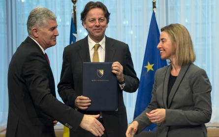 Bosnia applies for European Union membership