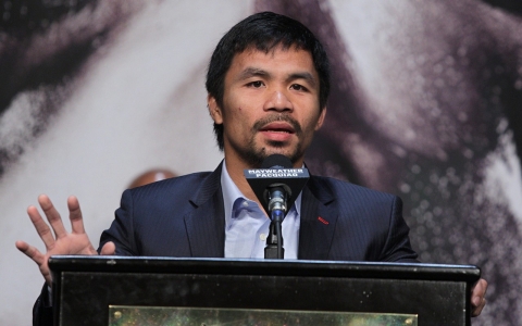 Thumbnail image for Boxing champ Pacquiao apologizes for comparing gays to animals