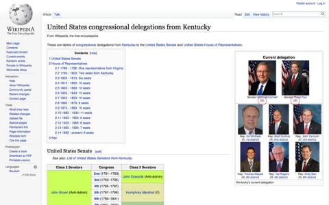 wikipedia page KY