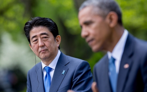 Shinzo Abe Barack Obama TPP