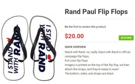 Sandal scandal! Rand Paul flip-flops on what to call flip-flops