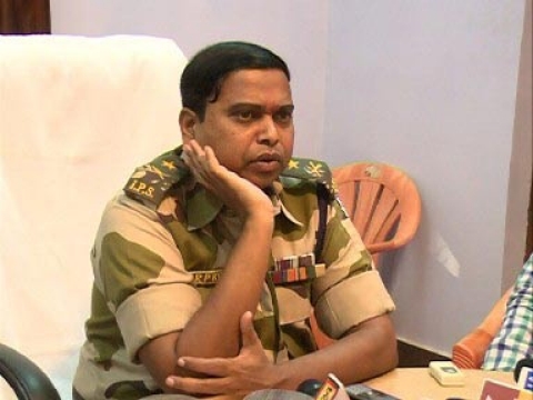 Inspector General S.R.P. Kalluri, the senior-most police official in the Bastar region