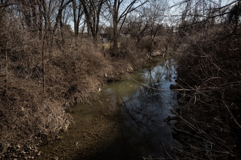 Coldwater Creek was and potentially still is contaminated with radioactive waste.